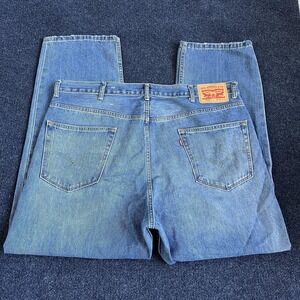 Levis 550 Jeans Mens 40x30 Blue Denim Relaxed Fit Straight Leg Medium Wash